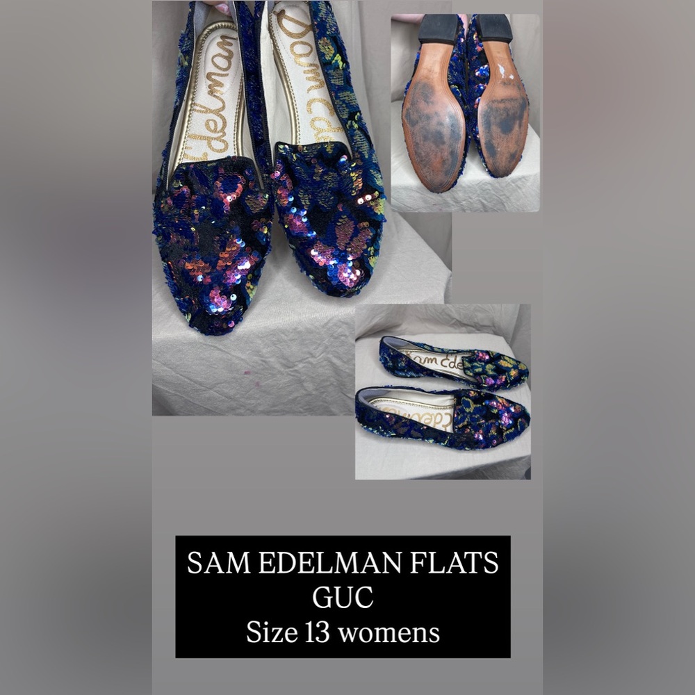 Sam Edelman Multicolor Sequin Flats